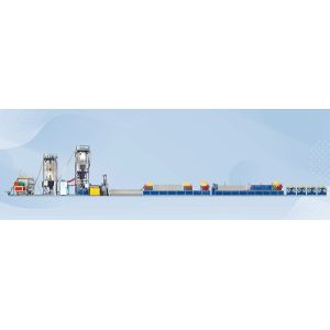 PET strapping band dispenser extrusion machine 200-600 kg/h Polyester Strap