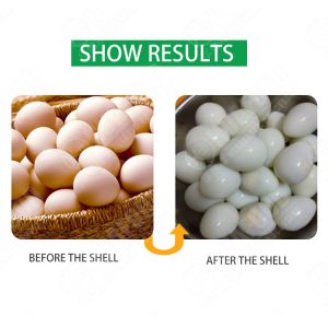 Automatic Hard Boiled Chicken Hen Egg Peeling Machine Chicken Egg Shelling