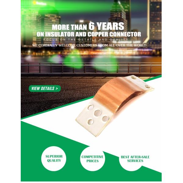 Electrical soler tinned compact copper foil connector