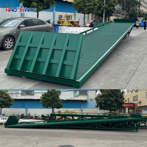 4m Width Mobile Loading Dock Ramps Portable Unloading Dock For Warehouse