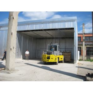 China Durable Wood Drying Chamber 4500 Mm Internal Height Forklift Loading on sale