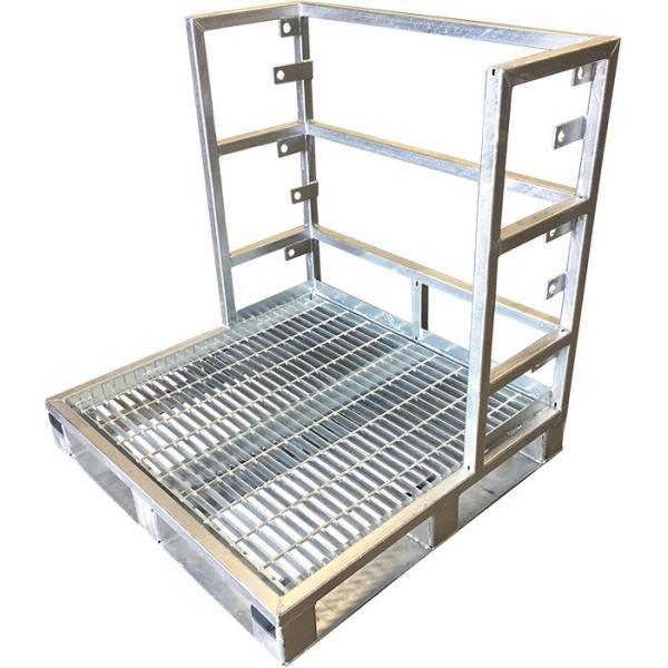 Quality 16 Gas Cylinder Rack For Forklift Distribution Gas Cylinder Pallet wholesale