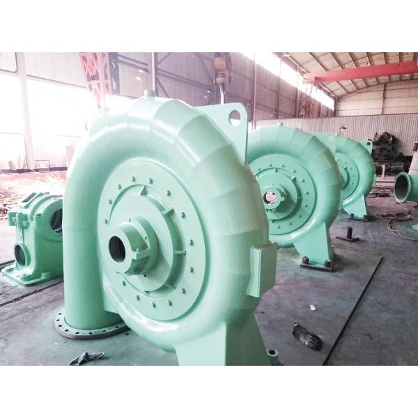 Stainless Steel Vertical Francis Hydro Turbine Generator 300KW-20MW Rated Power