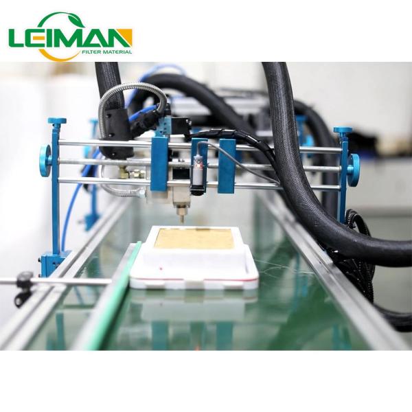 Air Filter Making Machine PLFJ-2 panel air filter gluing machine silvery white