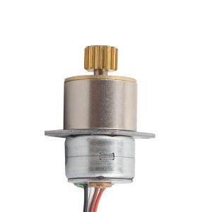 Metal Small Dc Stepper Motor , 15mm High Torque Gearbox Electric Motor SM1516