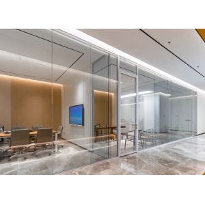 Cheap Open-Plan Partitioning Systems 90 series Frameless Glass Partition for office division for sale