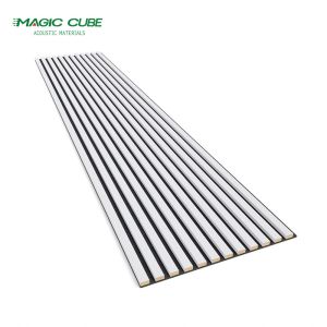 Customized Fireproof Wood Bedroom Slat Board with Melamine Finish and 3 Side