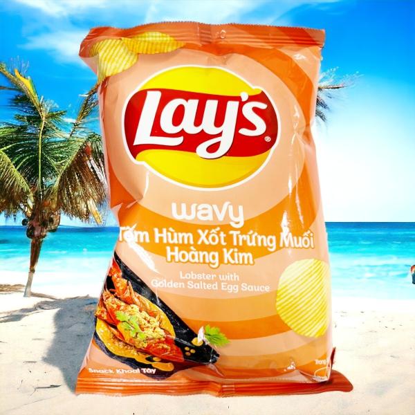 Quality Lay's Lobster with Golden Salted Egg Sauce Chips - Bulk Sales Case for Retailers & Wholesalers - 56G *100 PCS wholesale