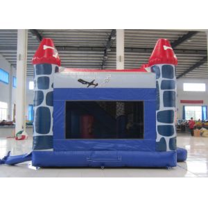 Customized inflatable bouncy castle printing inflatable bouncy castle with slide