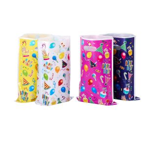 Recyclable OPP Candy Goodie Poly Packaging Bag 10*6.5in Size For Kids