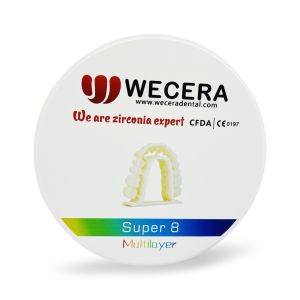 Cheap Dental Lab User Multilayer Zirconia Disc High Strength 1200 Mpa with Smooth Surface for sale