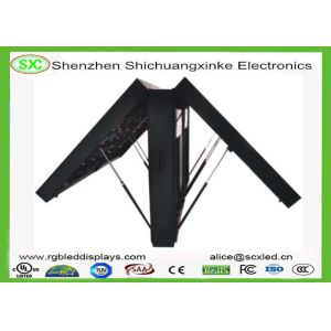 Waterproof Double Side Advertising LED Screens P6 Indoor With 14 Bits Grey Scale