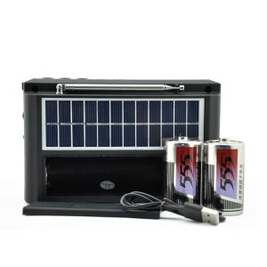 China Outdoor Solar Camping Radio Multifunctional AM FM SW Usb Radio With Bright Torch BT Speaker on sale