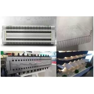 450 Kg / H Capacity PC Hollow Sheet , U Shaped / U Locked Sheet Extrusion Line