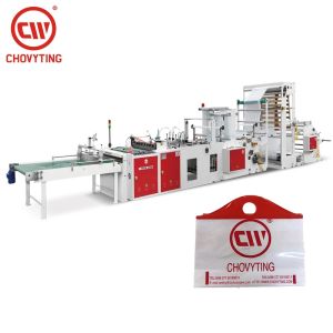 Cheap Zhejiang Fully Automatic PE Plastic Sine Wave Bag Making Machine for sale