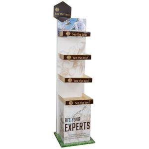 Flat Packed Cardboard Stand Display Pedestals For Promotion / Advertising