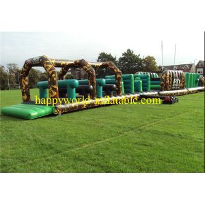 Jungle themed inflatable obstacle course , inflatable playground balloon