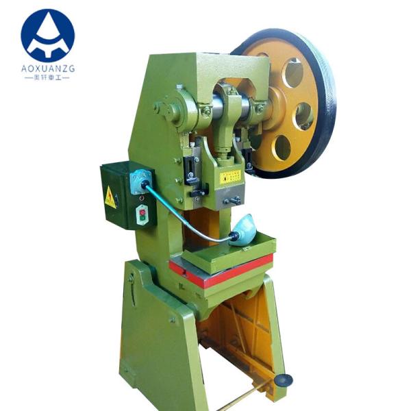 Quality J23 Type 10T Mechanical Punching Machine , 1500w Sheet Metal Perforating Machine With Light wholesale