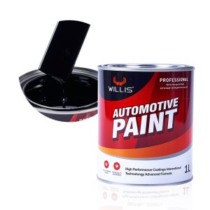Cheap 2K Bluish Extra Black High Gloss Car Paint Liquid Coating for sale