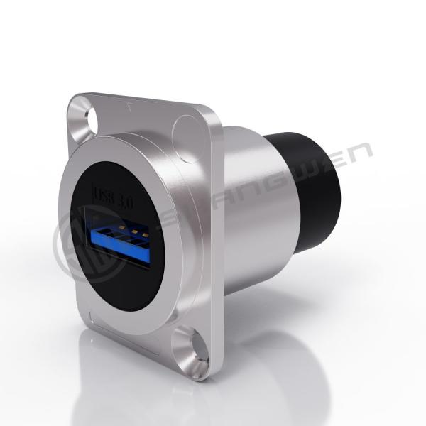 USB Panel Mount Connector Ip65 Waterproof 9 Pin USB Connector for Format