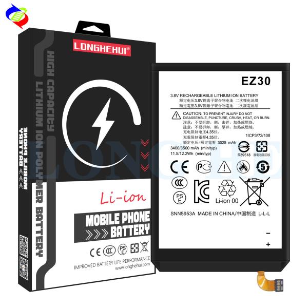 Stock Replacement Cell for Motorola Google Nexus 6 EZ30 Battery Dual IC Protection