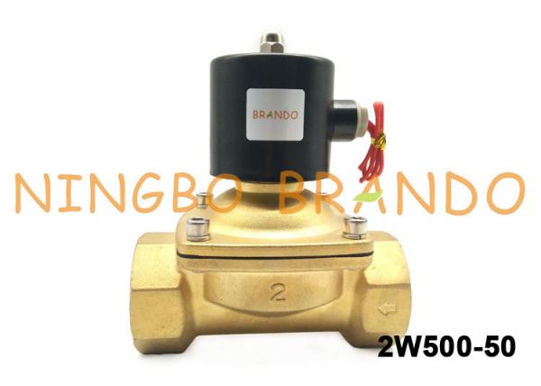 Quality 2" UNI-D Type UW-50 2W500-50 Brass Water Gas Oil Solenoid Valve wholesale