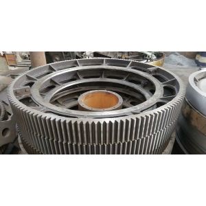 UNI EN ISO 42CrMo4 Rotary Kiln Girth Gear Ring Gear and cement Ball Mill Ring