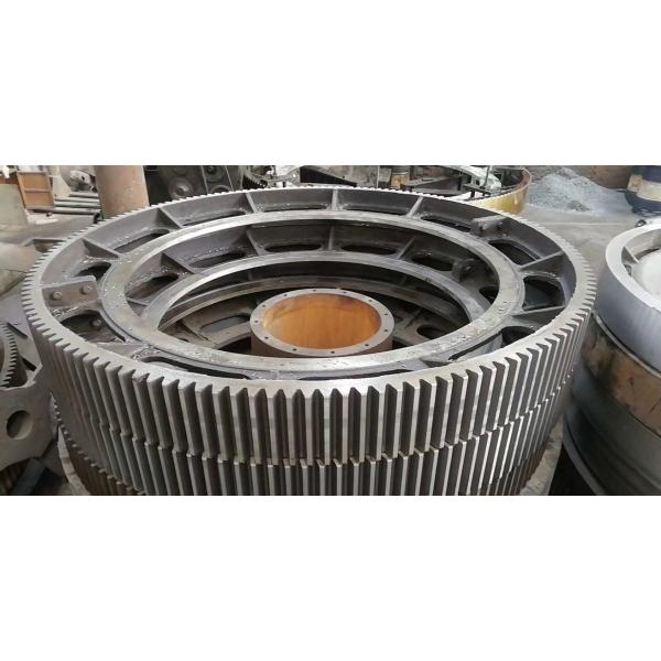 UNI EN ISO 42CrMo4 Rotary Kiln Girth Gear Ring Gear and cement Ball Mill Ring