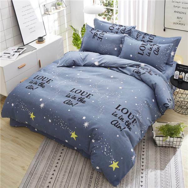 Scenic Pattern 100% Polyester Material for Bedsheet Fabric and Bedding Set at