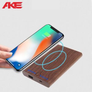 China Elegant Wireless Charger Power Bank 2 In 1 Fashinable Design With 6000mah Capacity on sale