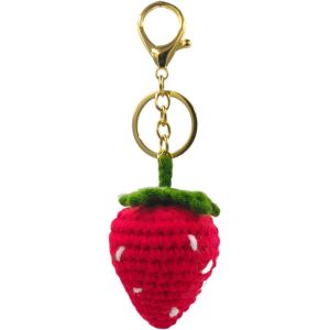 Crochet Plush Keychain - Keychain Accessory Handmade Bag Charm Key Chain Car