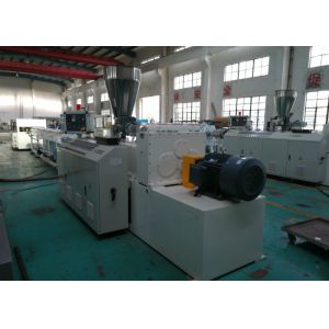 Multi Layer PVC Plastic Tube Making Machine With Conical Twin Screw Extruder