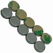 Magnets 1/2" Round Disc with Adhesive Backing - 250 Pcs