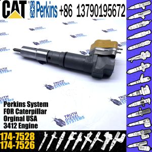 3412E Engine Diesel Injector 174-7526 232-1183 Common Rail Injector 174-7528