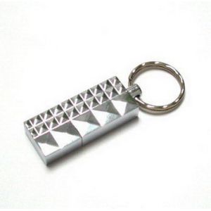 Mini Usb 2.0 16 Gigabyte Flash Drive Silver Color Logo Customized Printing