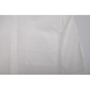 Manufacture supply Disposable SMS White Lab Coat Unisex for Hospital Laboratory