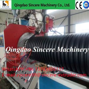 DN200 HDPE PP Krah Spiral Pipe Extrusion Line Low Pressure Custom