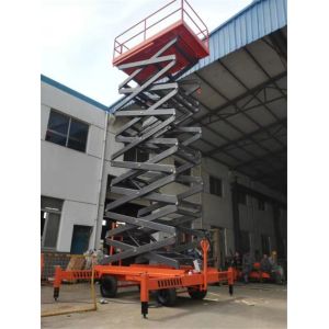 16M Height Forklift Pull Electric Hydraulic Aerial Working Heavy Duty Mobile