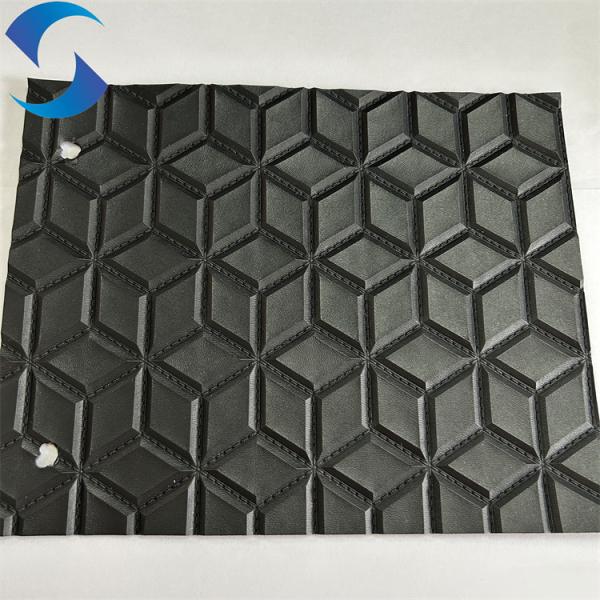 PVC Leather Fabric for Water Resistant Applications High quality quilted fabric