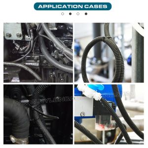 V-0 Flameproof Black Electrical Conduit Polypropylene (PP), AD21.2 Flexible Hose