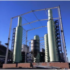 Waste Gas Scrubber Desulfurization Column Tower Frp Purification Tower