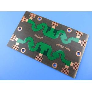 DK2.65 PTFE PCB Double Sided With OSP and Green Mask for Combiners High