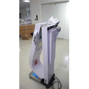 Coin operated height measurement weighing vending scales with body composition