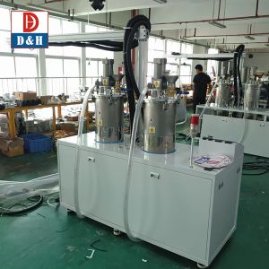 Poly-wood Case Packaging Type Manual Ab Glue Dispensing Machine for Epoxy and