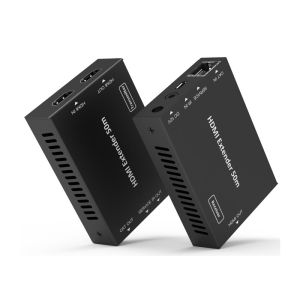 18Gbps HD Video Extender 50 Meters HDMI Over CAT Metal Enclosure