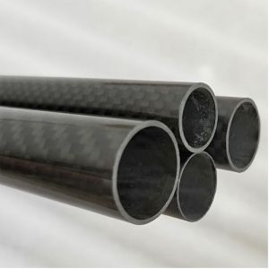Glossy Finish 3K Carbon Fiber Round Tube For Robotics Arms