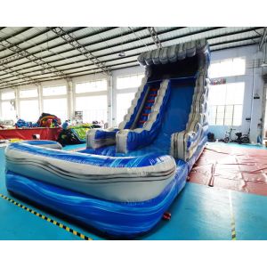18OZ PVC Outdoor Inflatable Water Slides Kids Jumping Bouncer