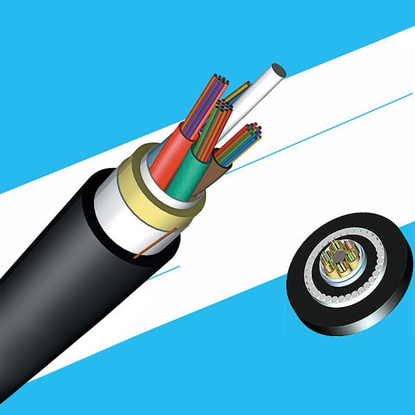 Quality 12 24 Core ADSS OFC Non Metallic SM Fiber Optic Cable For Outdoor Aerial Installation wholesale