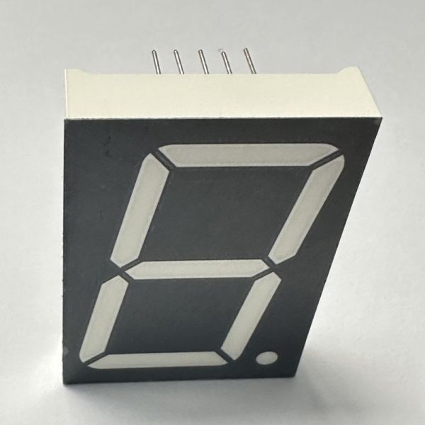 Ultra White Single Digit 38mm 7 Segment LED Display Common Anode for Digital