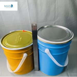 10Liter Conical Tin Can With Lock Ring Tin Bucket OEM 5L Sika Bucket Metal Pails